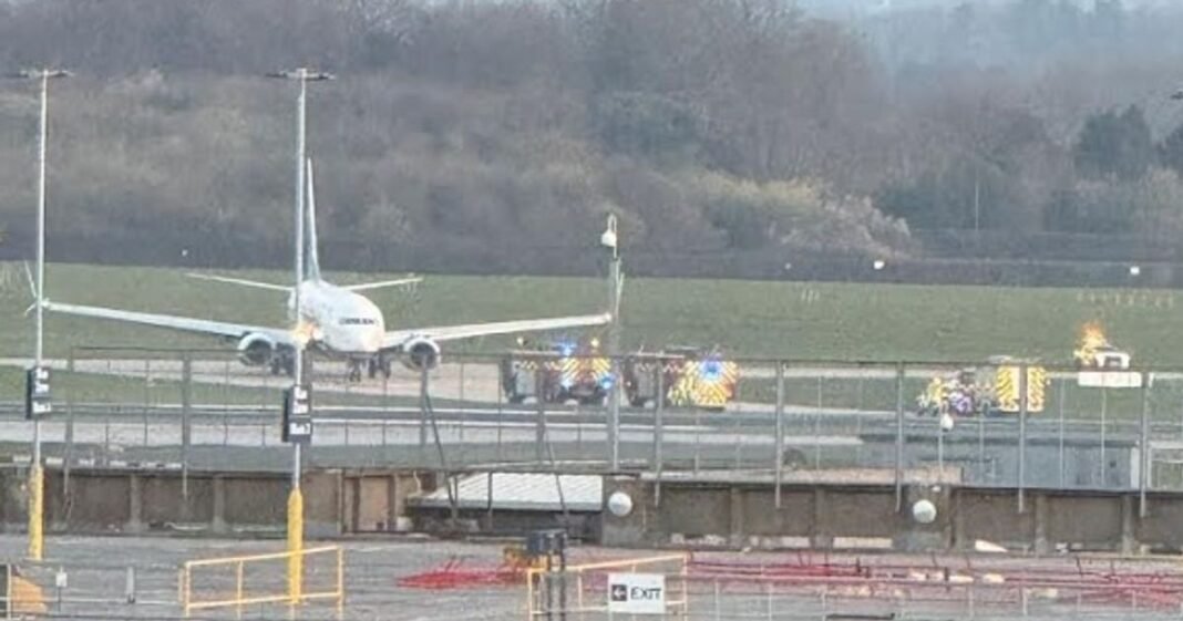 “Ryanair Flight Incident at Manchester Airport Sparks Emergency Response”