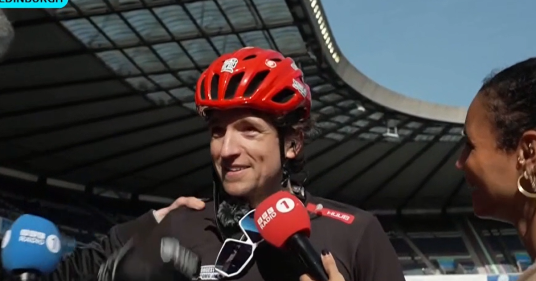 “Greg James Completes 1,000km Charity Ride for Comic Relief”