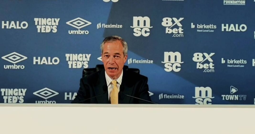 “Ipswich Town Faces Backlash Over Nigel Farage Visit”