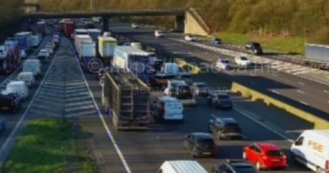 “M1 Motorway Lane Closure Causes Rush Hour Delays”