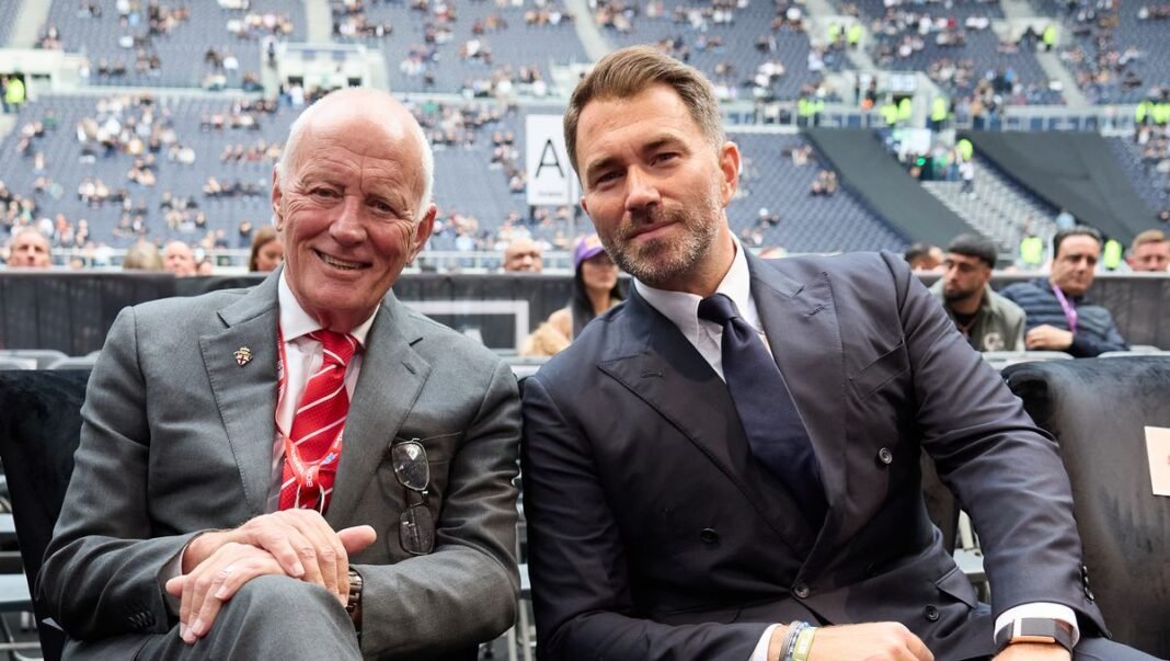 “Barry & Eddie Hearn’s Matchroom Empire Hits £1 Billion Milestone”