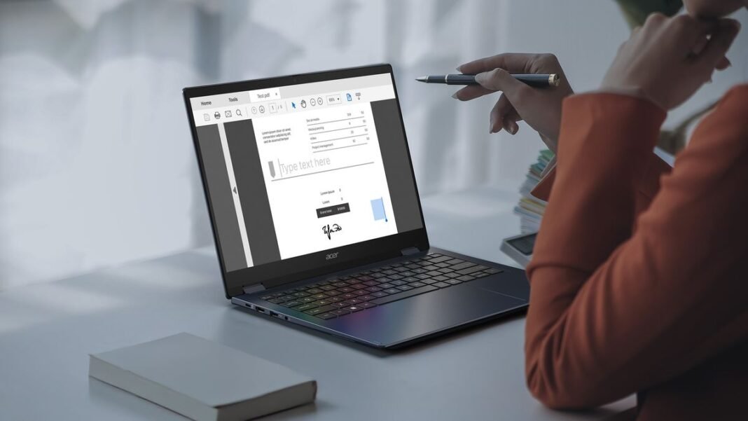 “Acer Unveils Swift Spin 14 AI, Apple Rival”