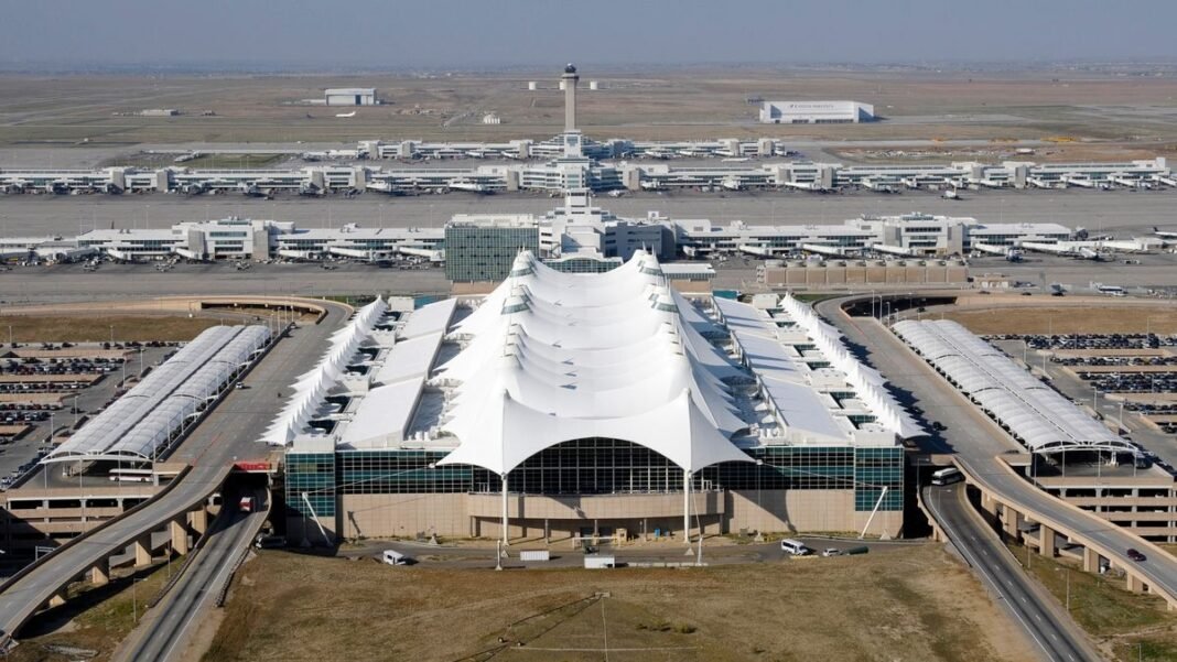 “Frontier Airlines Jet Collides with Pedestrian on Denver Runway”