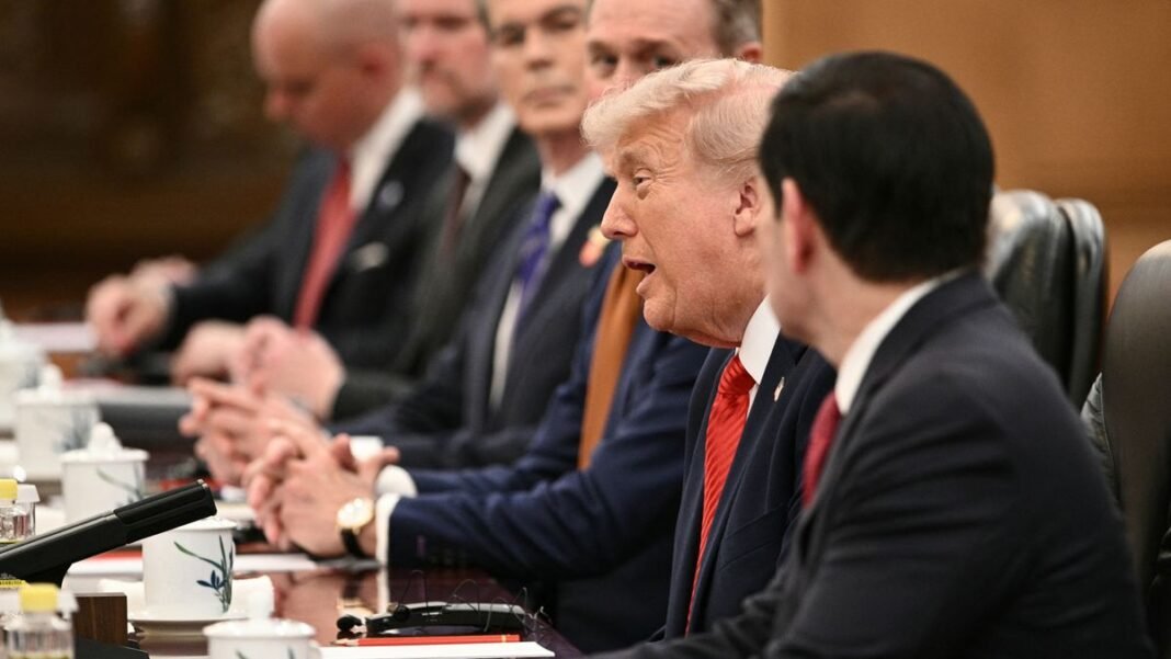 Trump’s Beijing Visit: From Tough Talk to Fawning Gestures