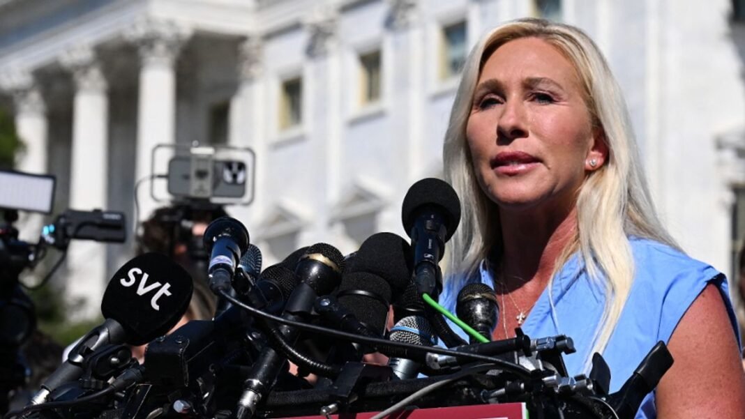 “Greene Accuses Trump of Threatening Her Son”