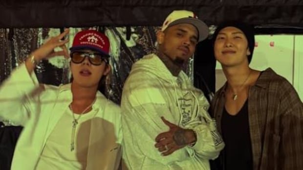 “BTS Members Spark Debate After Attending Chris Brown Concert”