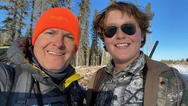 “Calgary Father Embraces Son’s Hunting Passion Amidst Rocky Reflections”